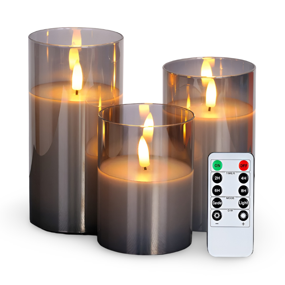 Flamefria LED-ljus för Halloween och Jul - Säker, Realistisk Belysning för Festliga Tillfällen