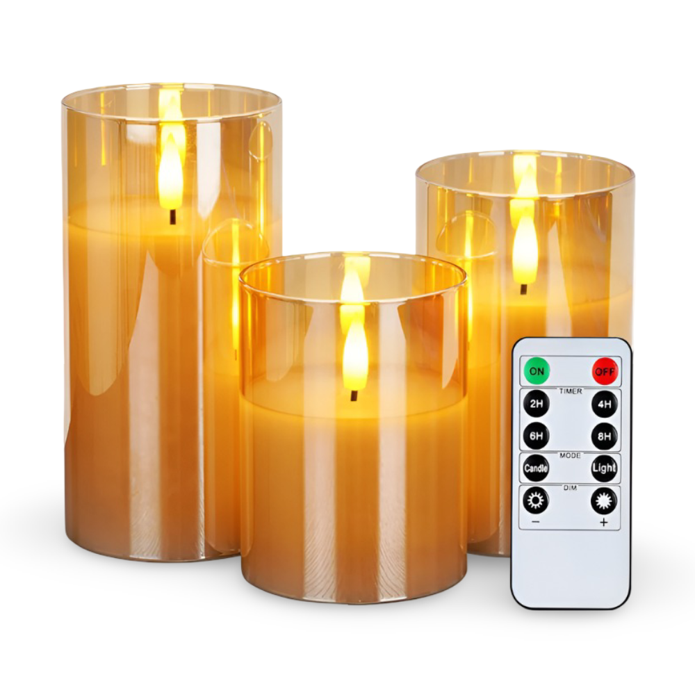 Flamefria LED-ljus för Halloween och Jul - Säker, Realistisk Belysning för Festliga Tillfällen