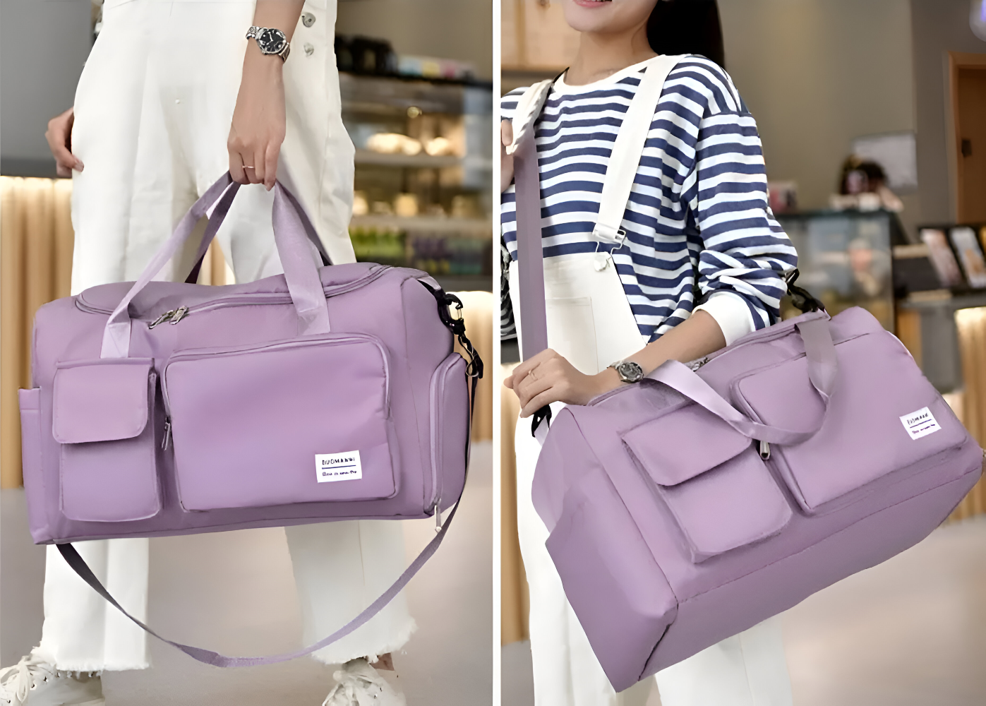 Flex and Chic Resväska - Weekend Duffle Bag - Resväska för kvinnor