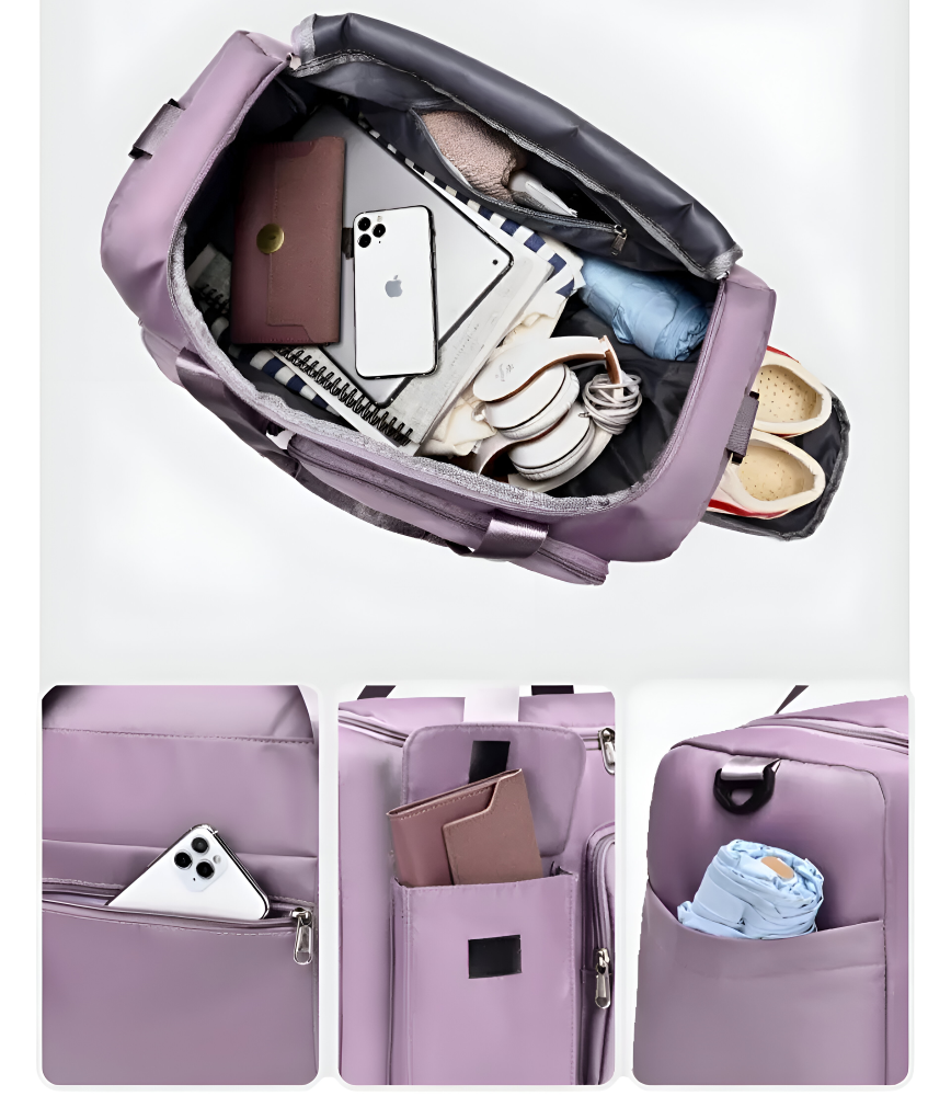 Flex and Chic Resväska - Weekend Duffle Bag - Resväska för kvinnor