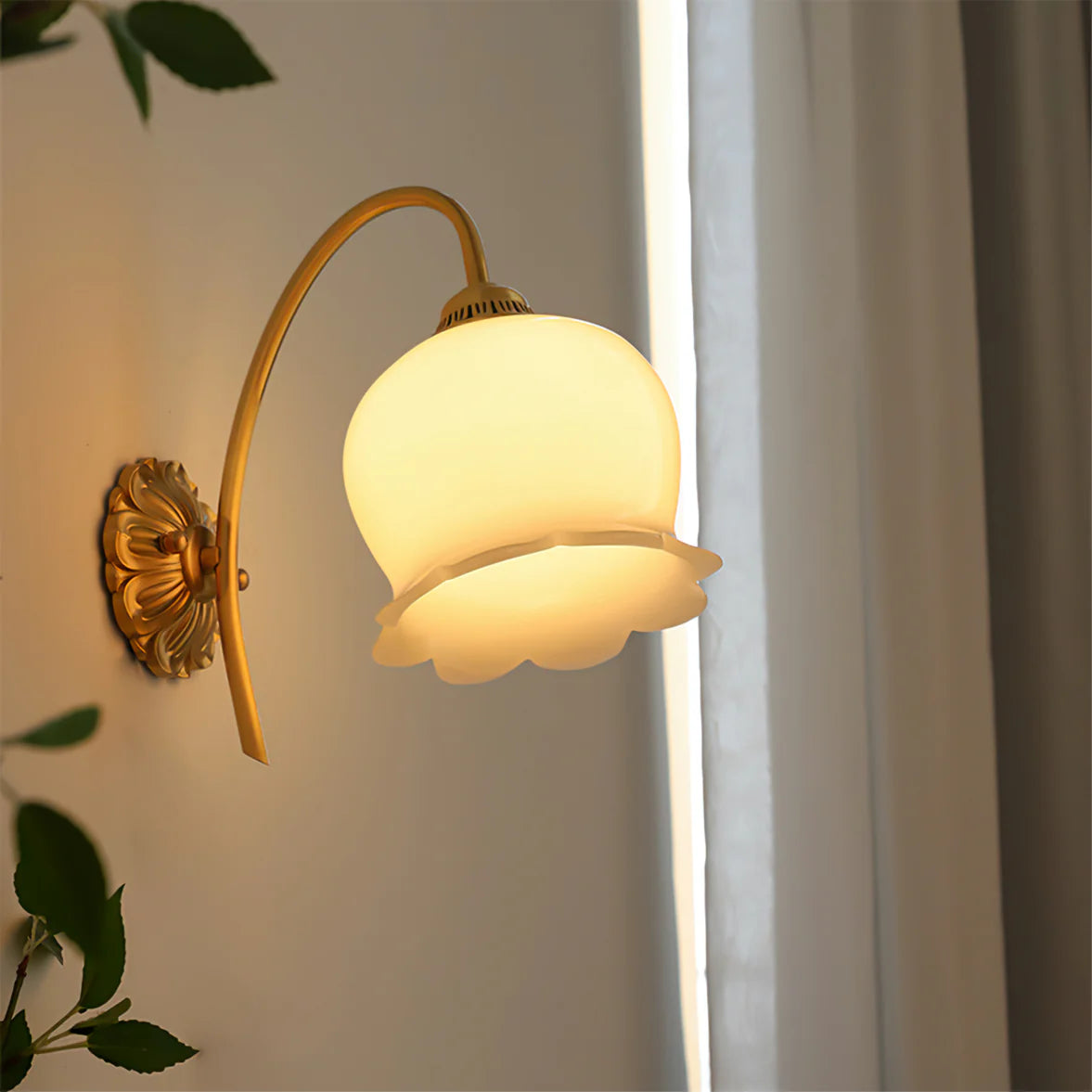 FlourishGlo Taklampa - Dekorativ Vintage Harformad LED Taklampa