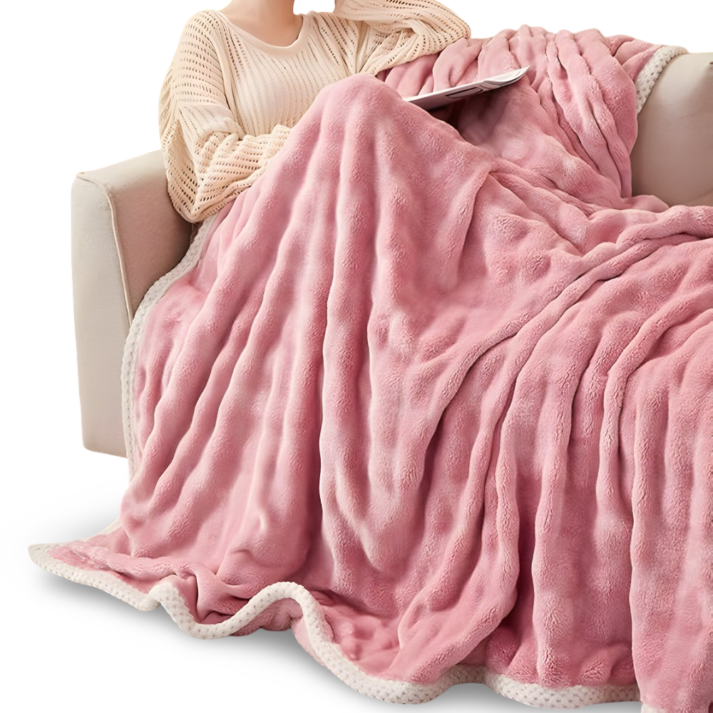 Mjuk Plysch Vinter Mysfilt - Ultra-mjuk, Bekväm Komfort för Kalla Nätter