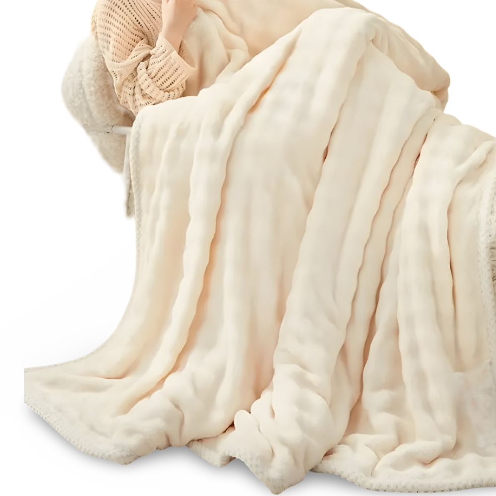 Mjuk Plysch Vinter Mysfilt - Ultra-mjuk, Bekväm Komfort för Kalla Nätter