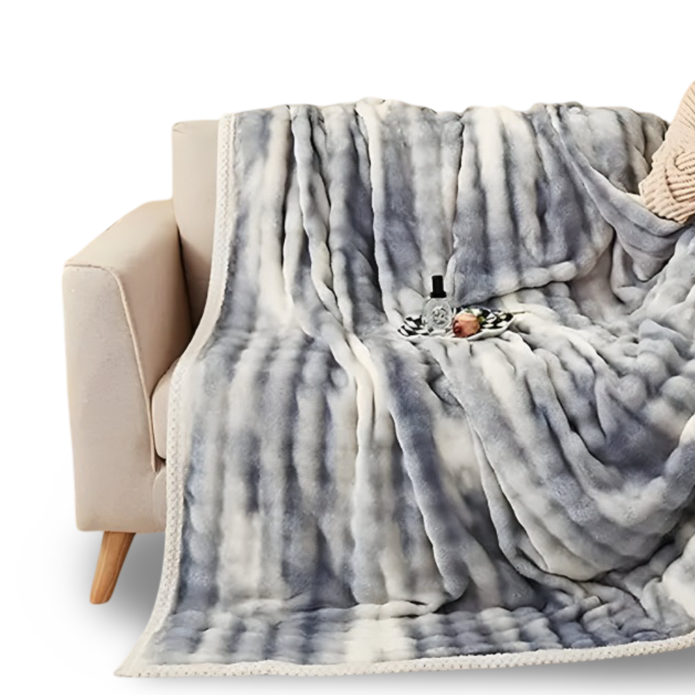 Mjuk Plysch Vinter Mysfilt - Ultra-mjuk, Bekväm Komfort för Kalla Nätter