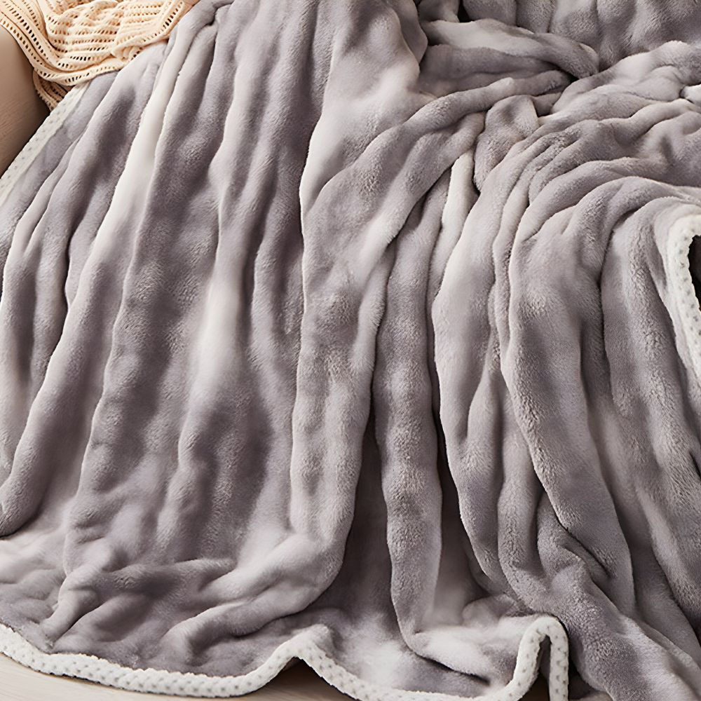 Mjuk Plysch Vinter Mysfilt - Ultra-mjuk, Bekväm Komfort för Kalla Nätter