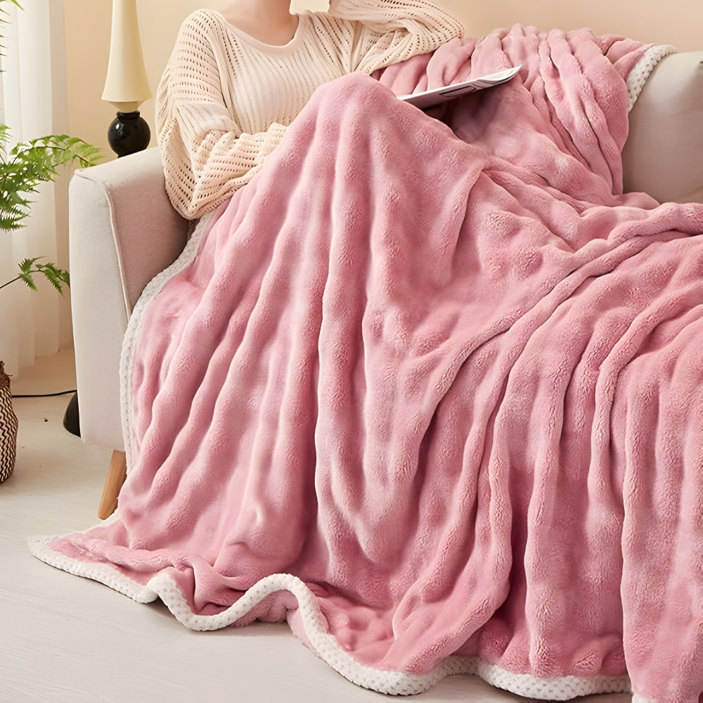 Mjuk Plysch Vinter Mysfilt - Ultra-mjuk, Bekväm Komfort för Kalla Nätter