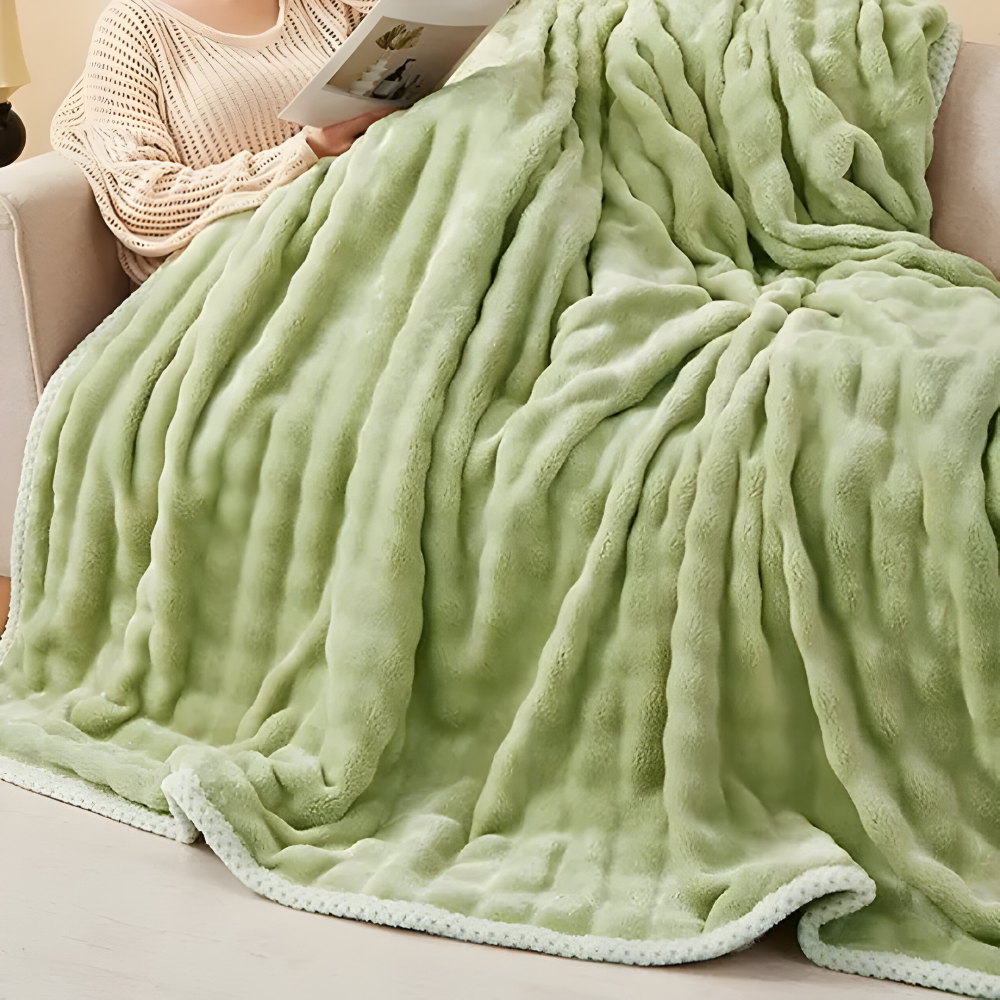 Mjuk Plysch Vinter Mysfilt - Ultra-mjuk, Bekväm Komfort för Kalla Nätter