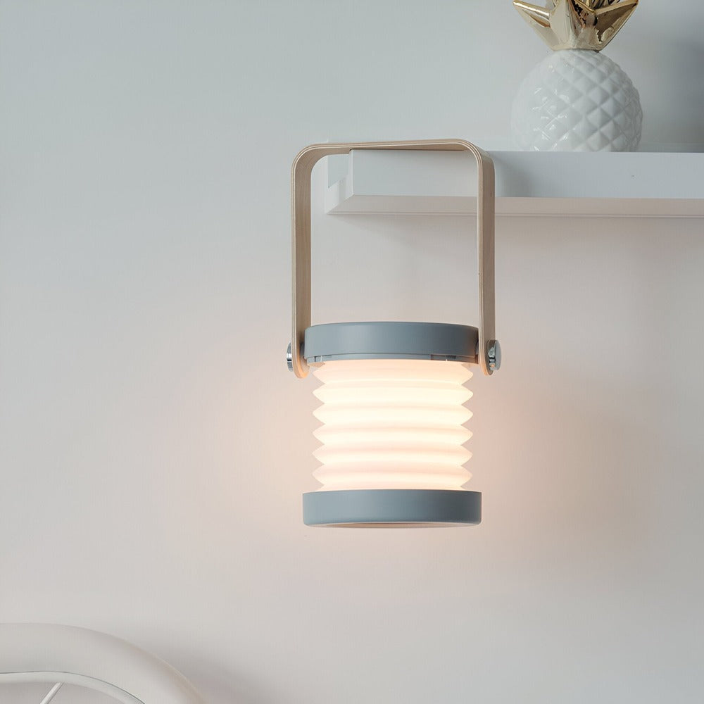 Modernt Ljus för Hemmet: Fällbar bordslampa - Snygg Design, Dimbar och Uppladdningsbar