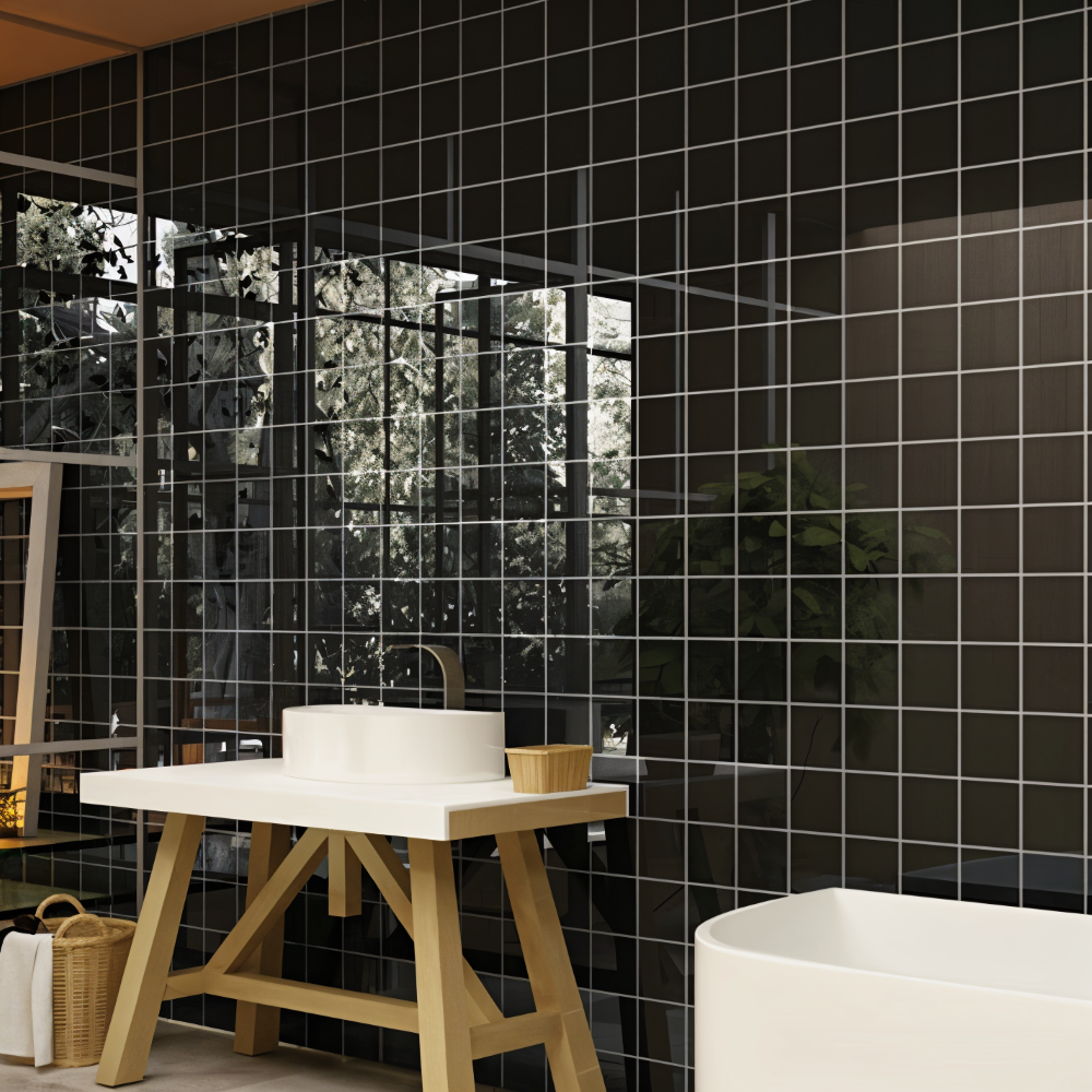 GlossyLux Väggpaneler - Vattentät, Självhäftande PVC Panel för Väggmontering