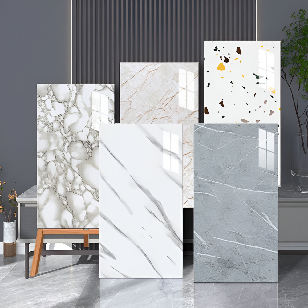 GlossyLux Väggpaneler - Vattentät, Självhäftande PVC Panel för Väggmontering