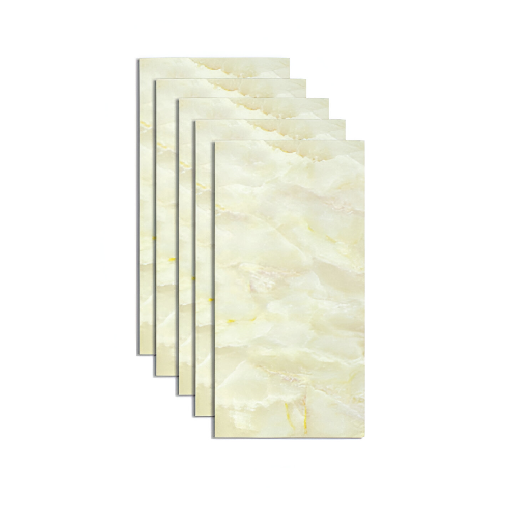 GlossyLux Väggpaneler - Vattentät, Självhäftande PVC Panel för Väggmontering