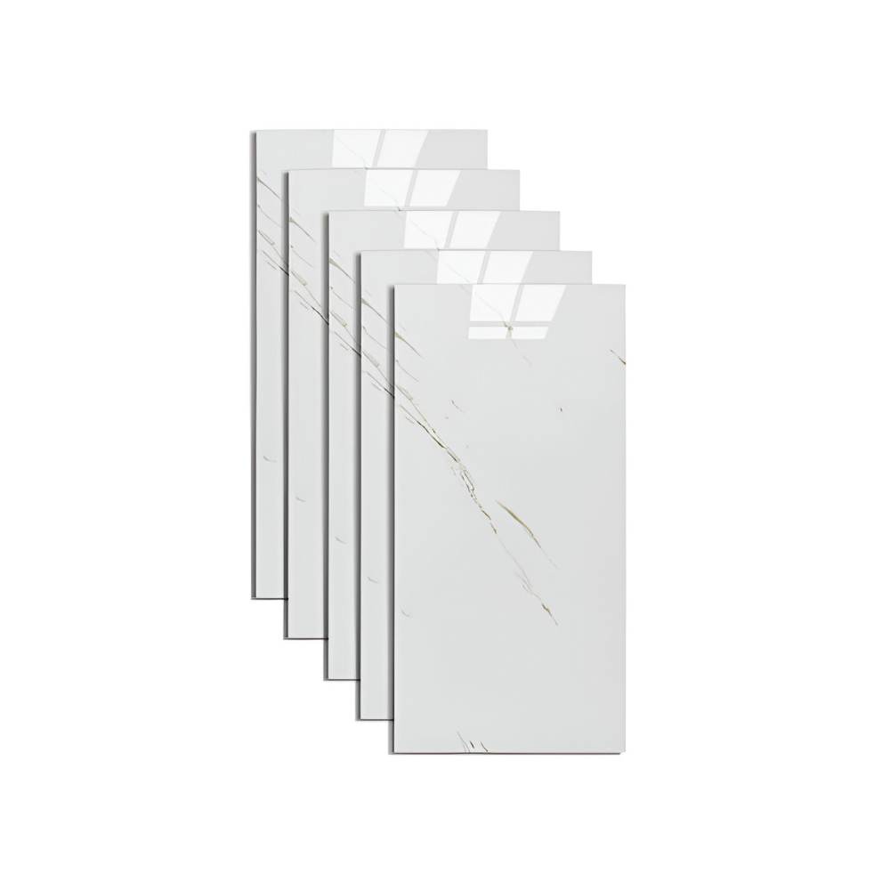 GlossyLux Väggpaneler - Vattentät, Självhäftande PVC Panel för Väggmontering
