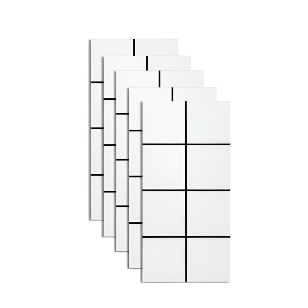 GlossyLux Väggpaneler - Vattentät, Självhäftande PVC Panel för Väggmontering