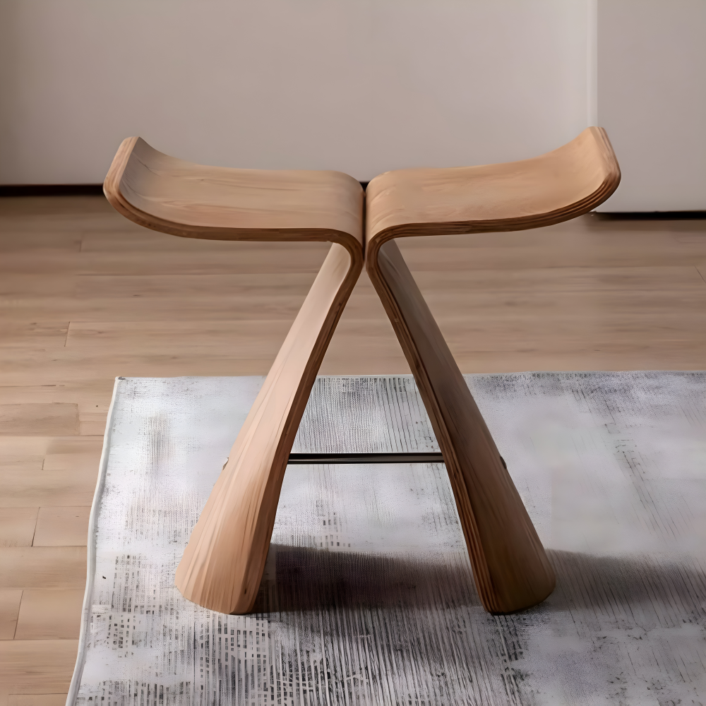 Handgjorda Hocker – Eleganta, Zen-Inspirerade Hocker i trä för Hemmet och Trädgården