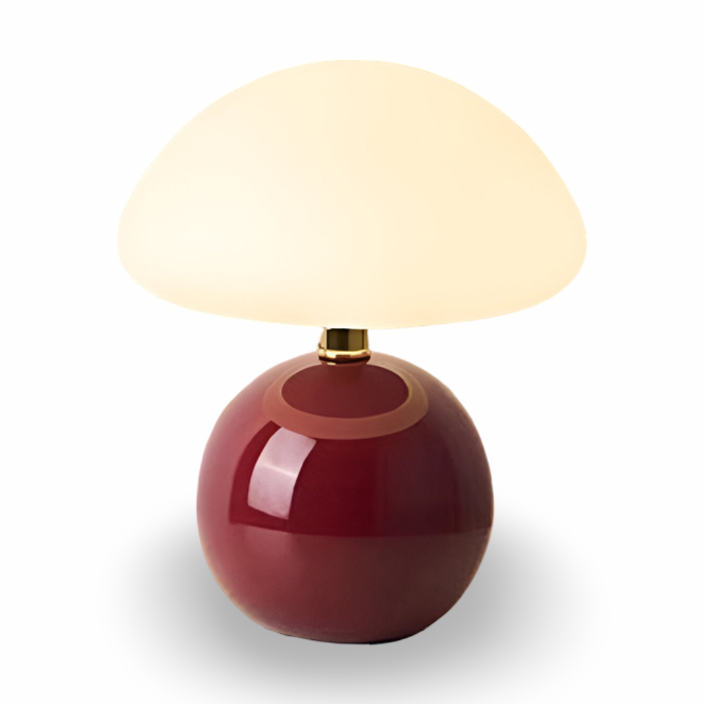 Elegant Bauhaus Inspirerad Svamplampa med 3 Färger LED Bordslampa för Modernt Ambiente