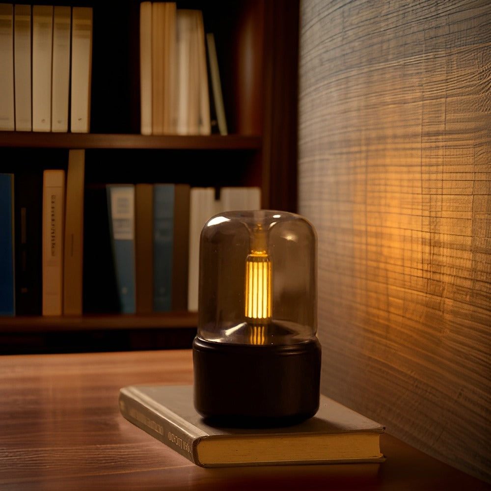 CandleGlow - 3D-Flamma USB-luftfuktare Aromaterapi Diffusor