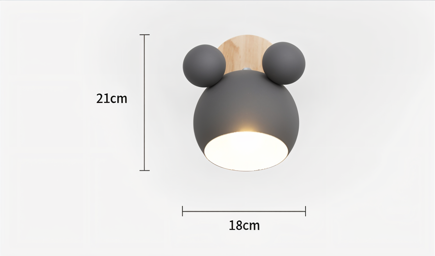FlashMouse Vägglampa - Svängbar Macaron Vägglampa - Förtrollande Väggbelysning