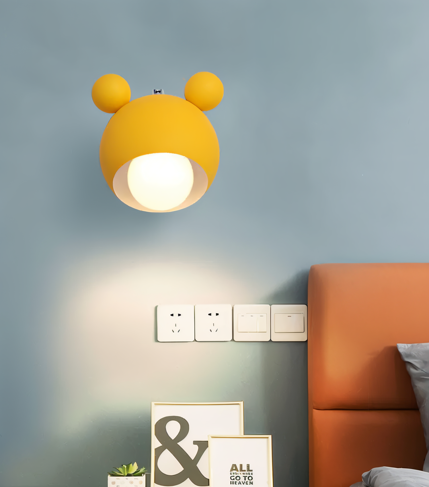 FlashMouse Vägglampa - Svängbar Macaron Vägglampa - Förtrollande Väggbelysning