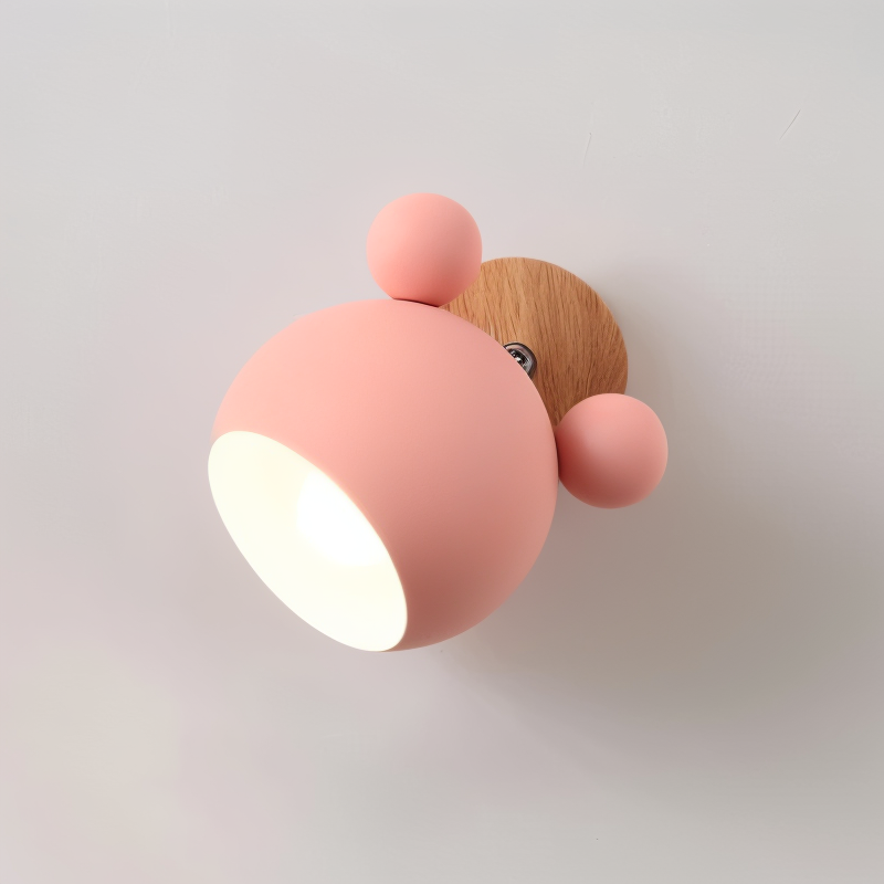 FlashMouse Vägglampa - Svängbar Macaron Vägglampa - Förtrollande Väggbelysning