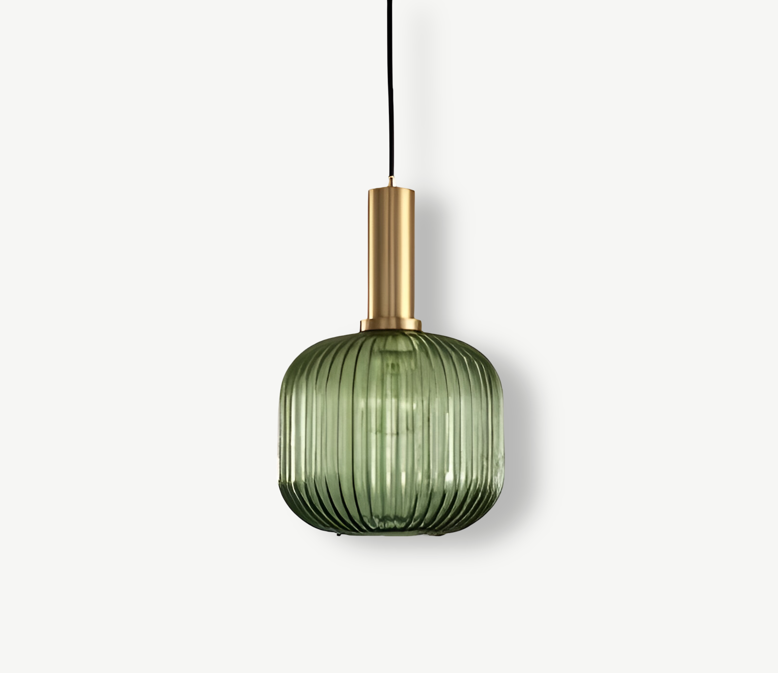 HuedRibbad Taklampa- Randig Ljuskrona i Vintageglas