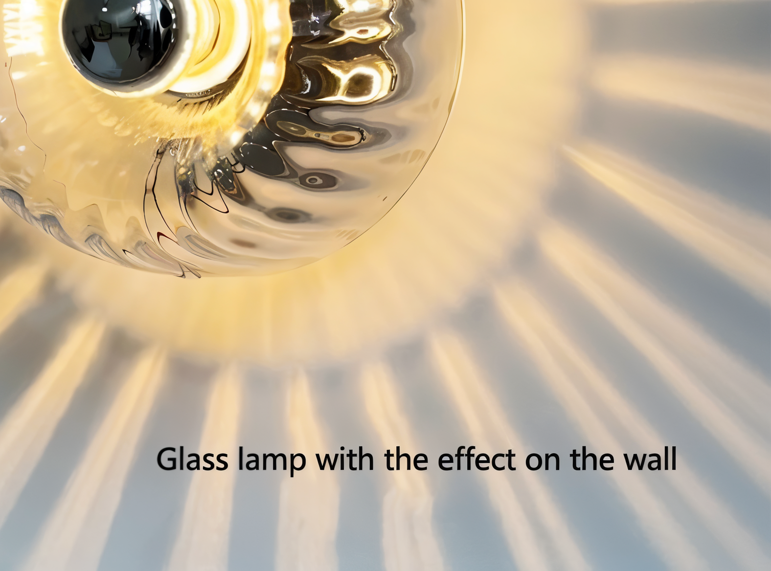 KnobRay Vägglampa - Ribbad Glasvägglampa - Bauhaus Vägglampa