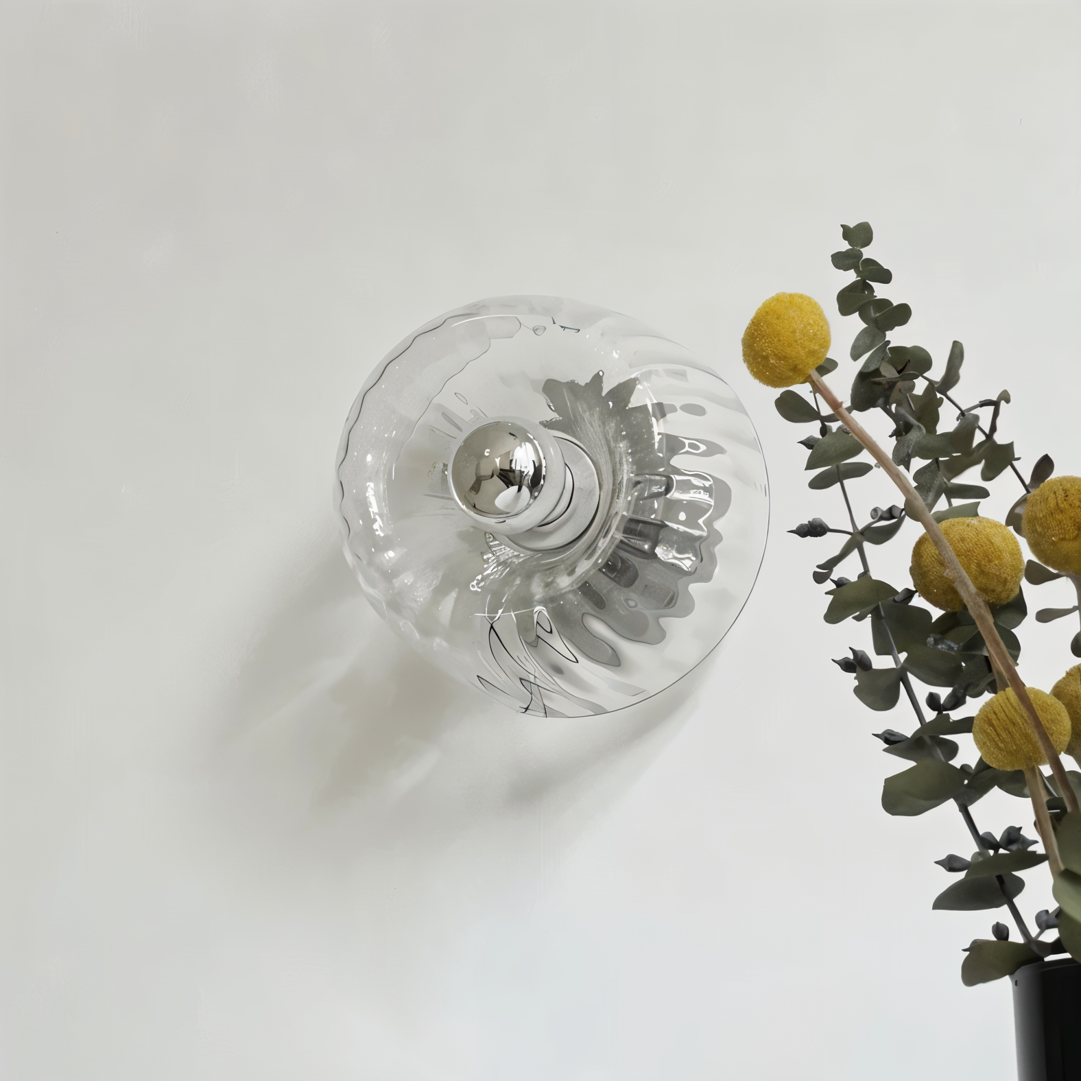 KnobRay Vägglampa - Ribbad Glasvägglampa - Bauhaus Vägglampa