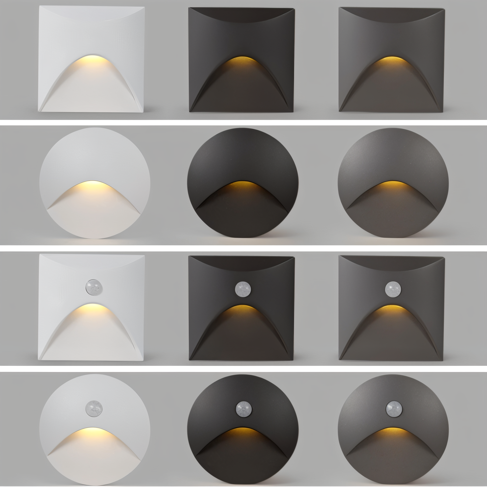 LuminiPath - Vattentät IP65 Vägglampa - Inomhus- och Utomhusvägglampa - Rörelsesensor Vägglampa LED