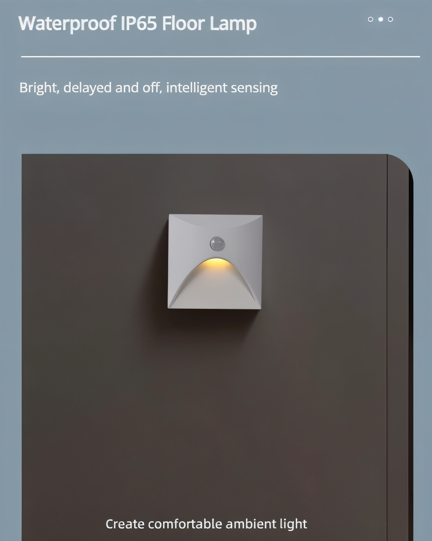 LuminiPath - Vattentät IP65 Vägglampa - Inomhus- och Utomhusvägglampa - Rörelsesensor Vägglampa LED