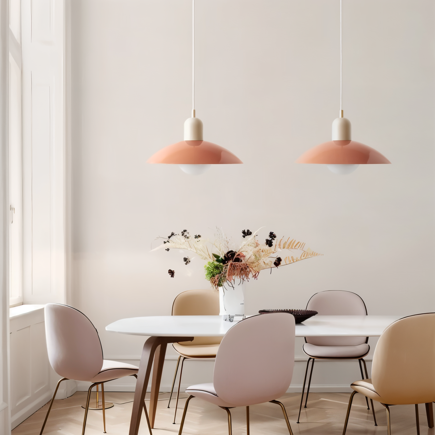 Macaron Pop Pendellampa - Livlig Bauhaus Kuppel Hänglampa