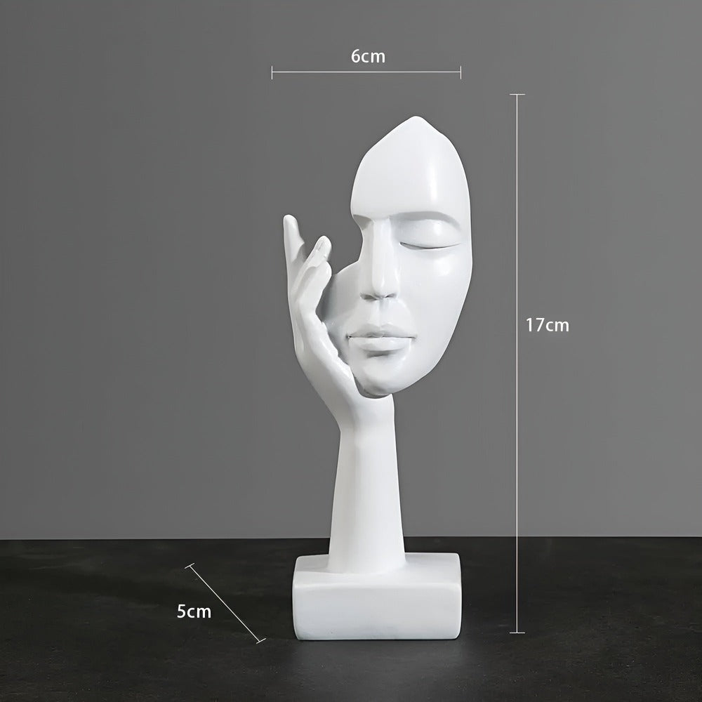 Nordic Mind - Skulptur i Harts med Lyxigt Abstrakt Tankesätt