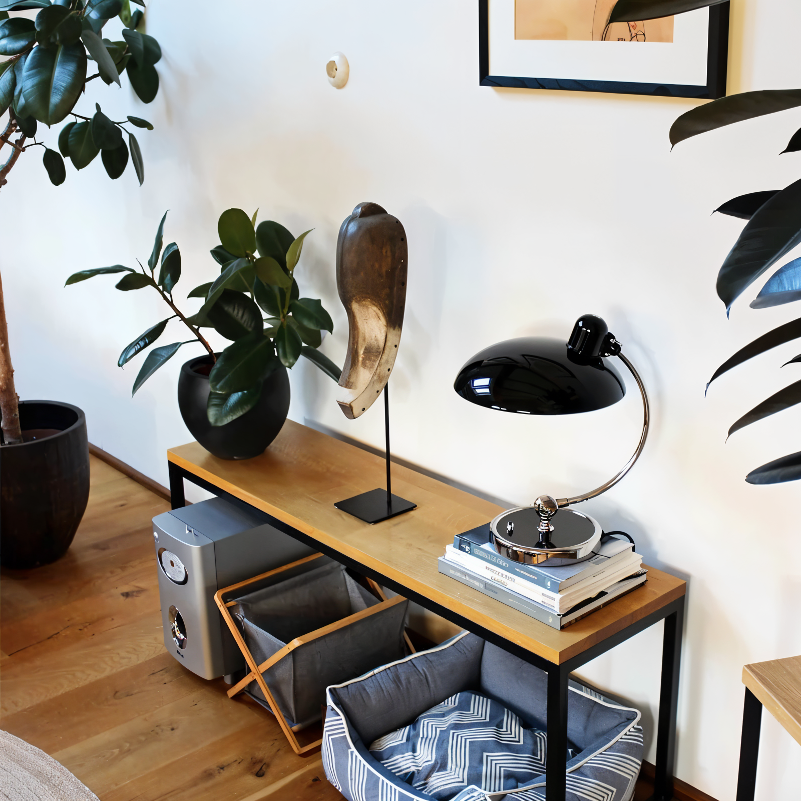 NostaChic bordslampa - Justerbar vintage järnkupol skrivbordslampa