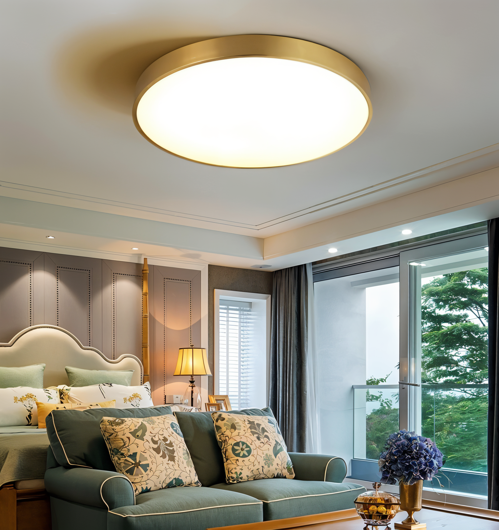 Orb Taklampa - Rund LED Taklampa - Macaron Takmonterad Lampa