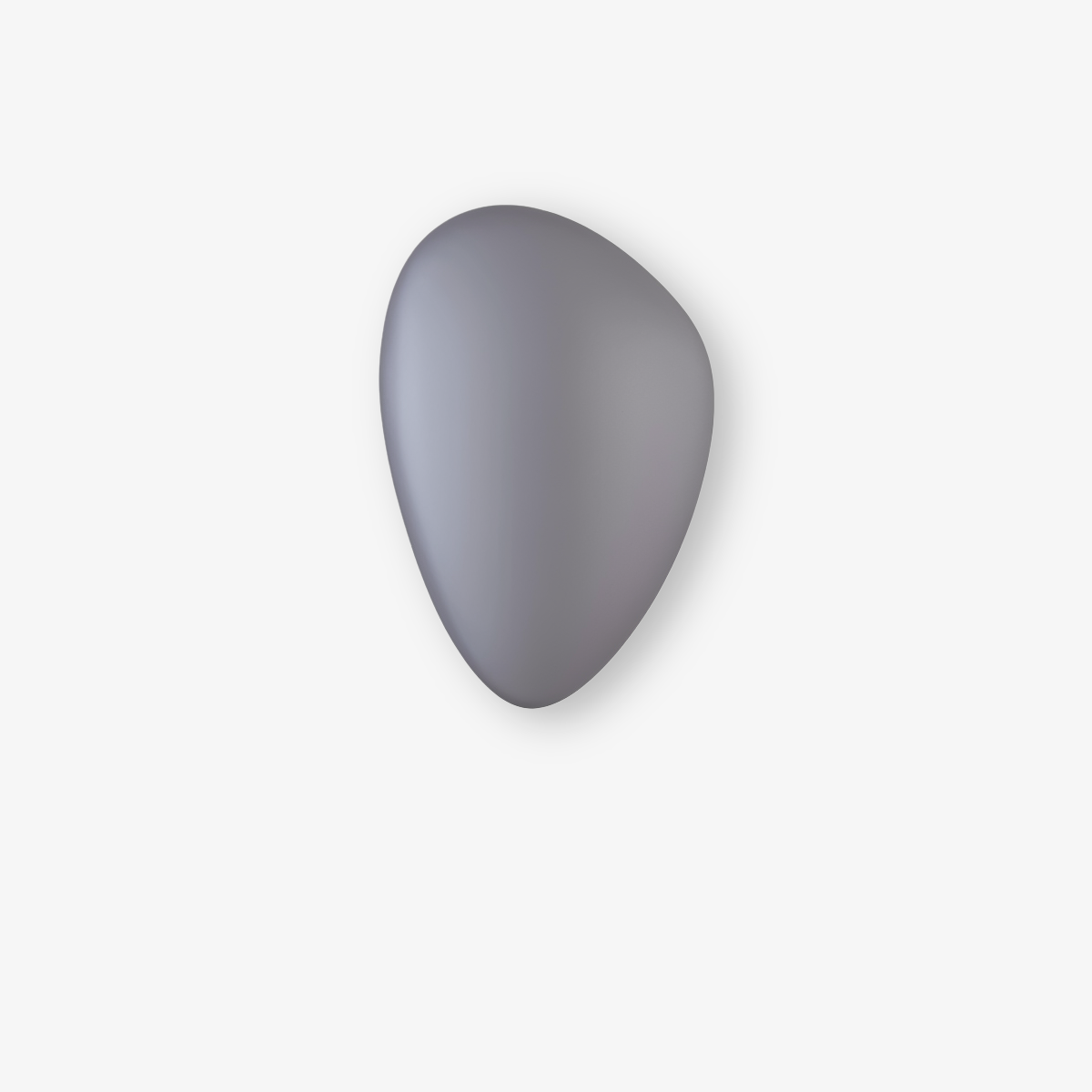 PebbleHue WallLight - Lysande LED-Vägglampa av Glas i Nordisk Stil