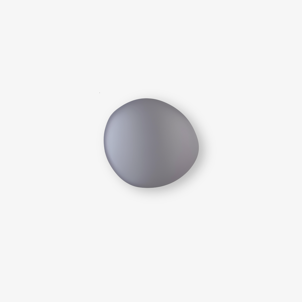 PebbleHue WallLight - Lysande LED-Vägglampa av Glas i Nordisk Stil