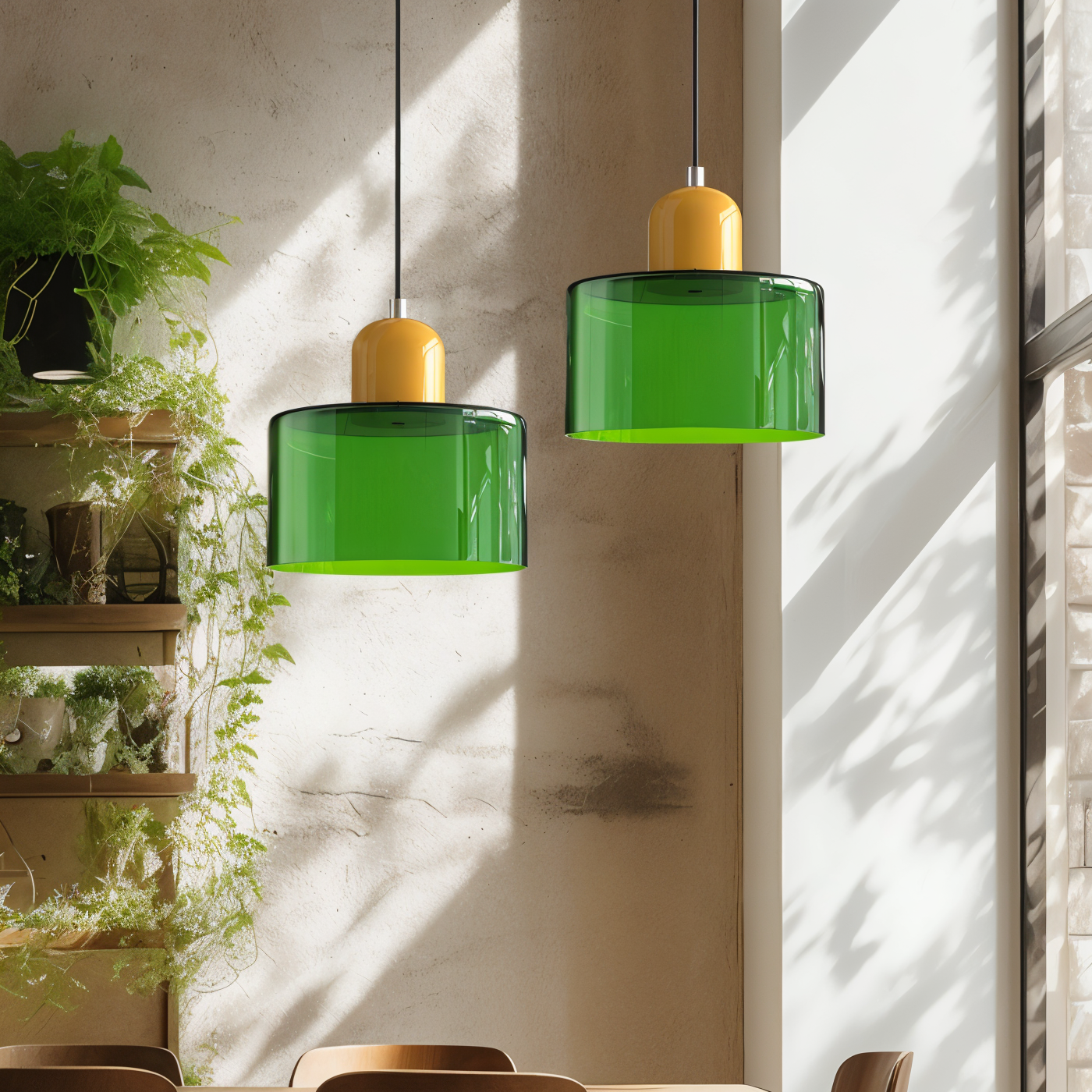 RadiantCyl Pendellampa - Färgglad Mini Cylindrisk Glas Hänglampa