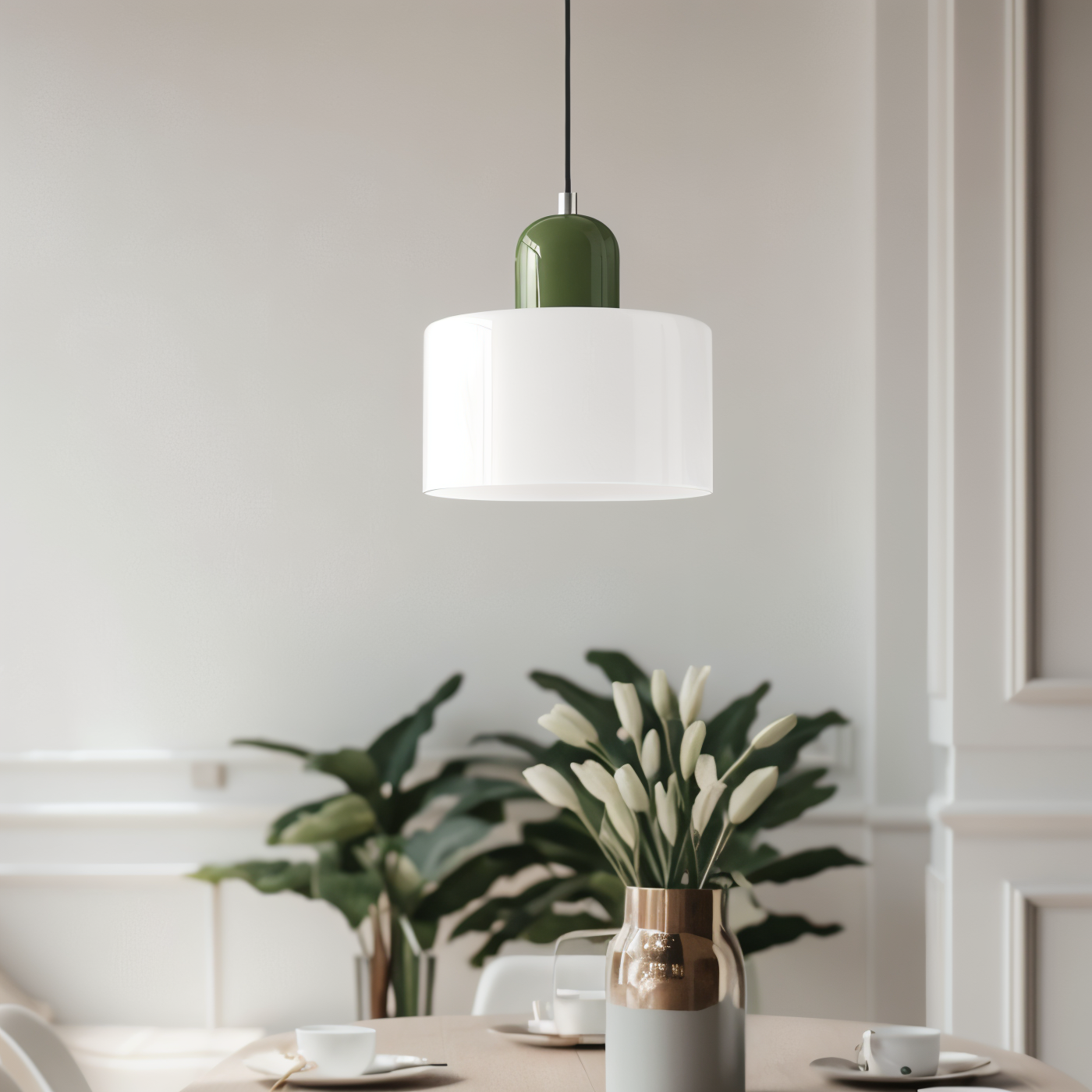 RadiantCyl Pendellampa - Färgglad Mini Cylindrisk Glas Hänglampa