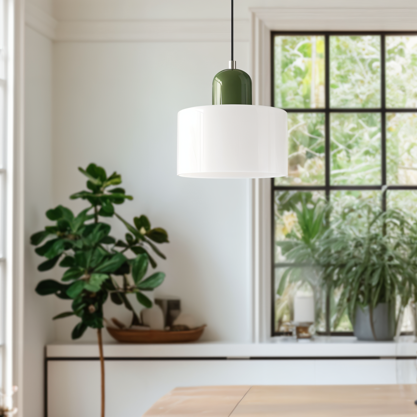 RadiantCyl Pendellampa - Färgglad Mini Cylindrisk Glas Hänglampa