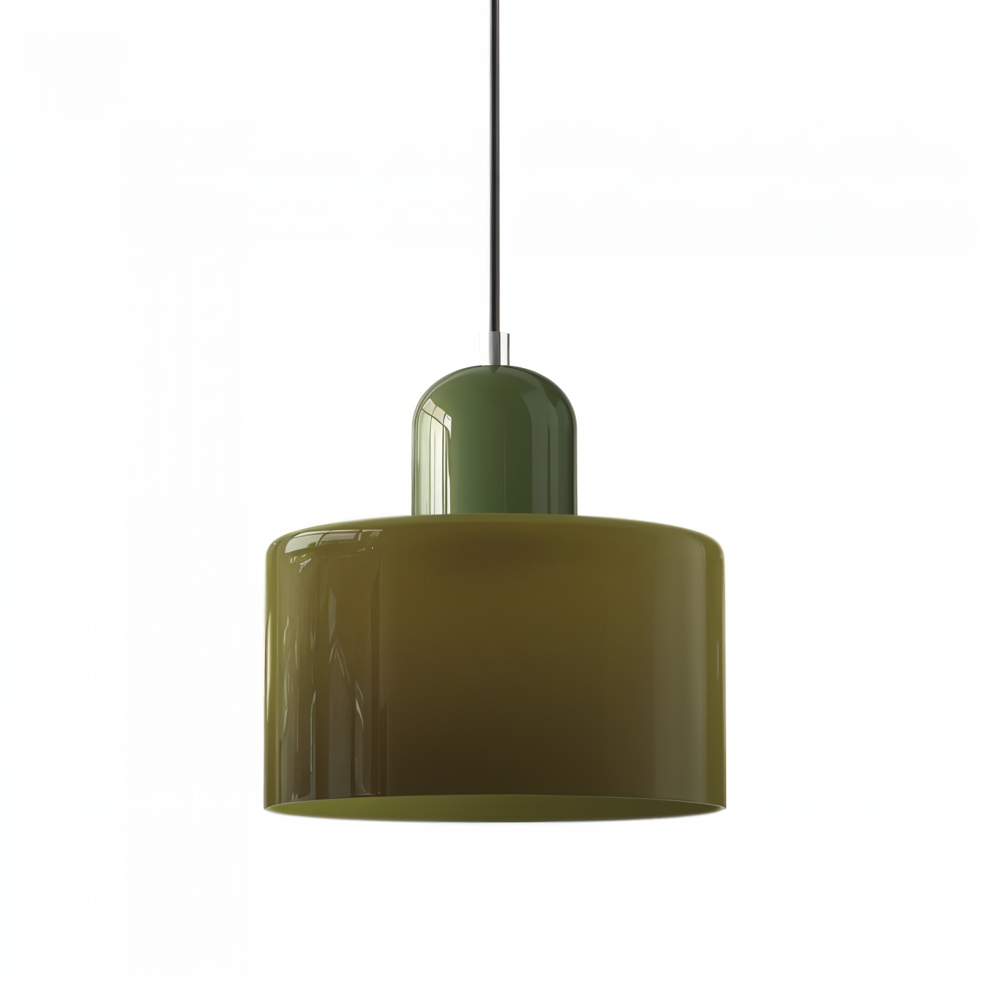RadiantCyl Pendellampa - Färgglad Mini Cylindrisk Glas Hänglampa