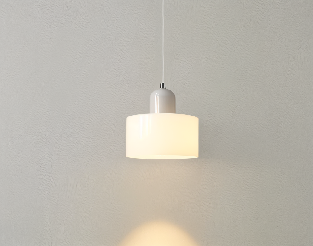 RadiantCyl Pendellampa - Färgglad Mini Cylindrisk Glas Hänglampa