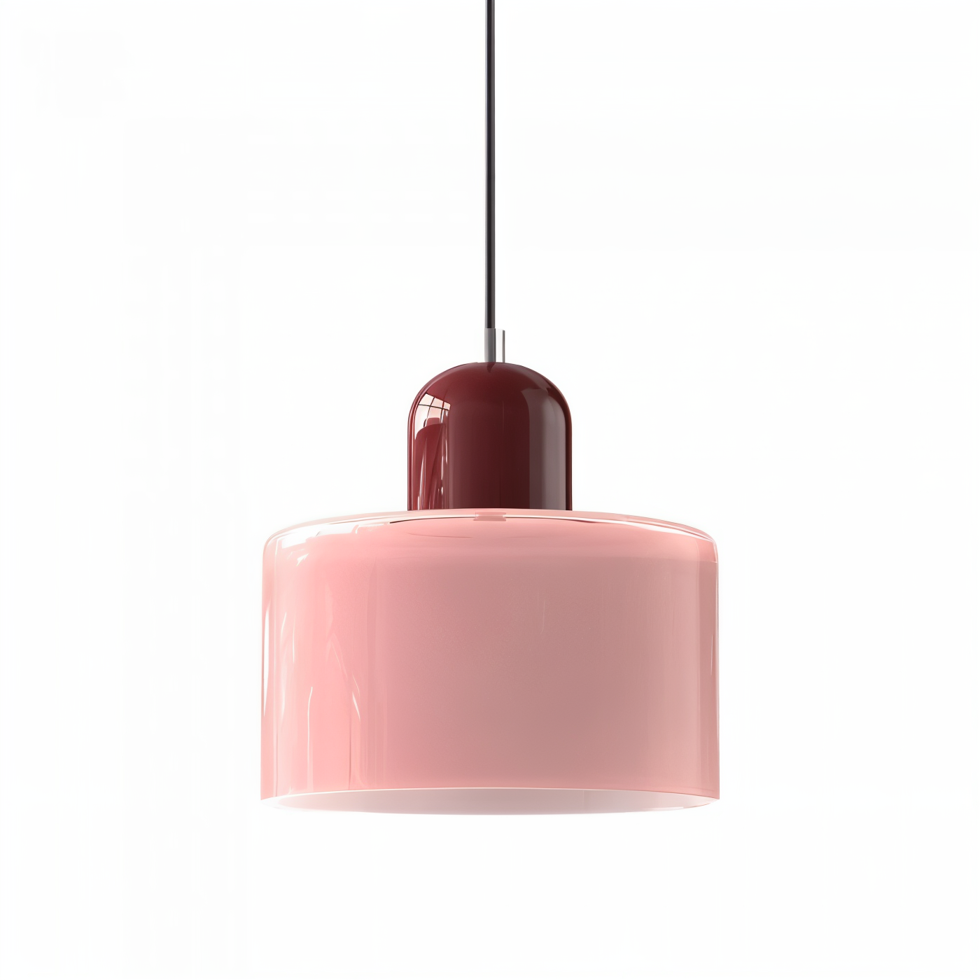 RadiantCyl Pendellampa - Färgglad Mini Cylindrisk Glas Hänglampa