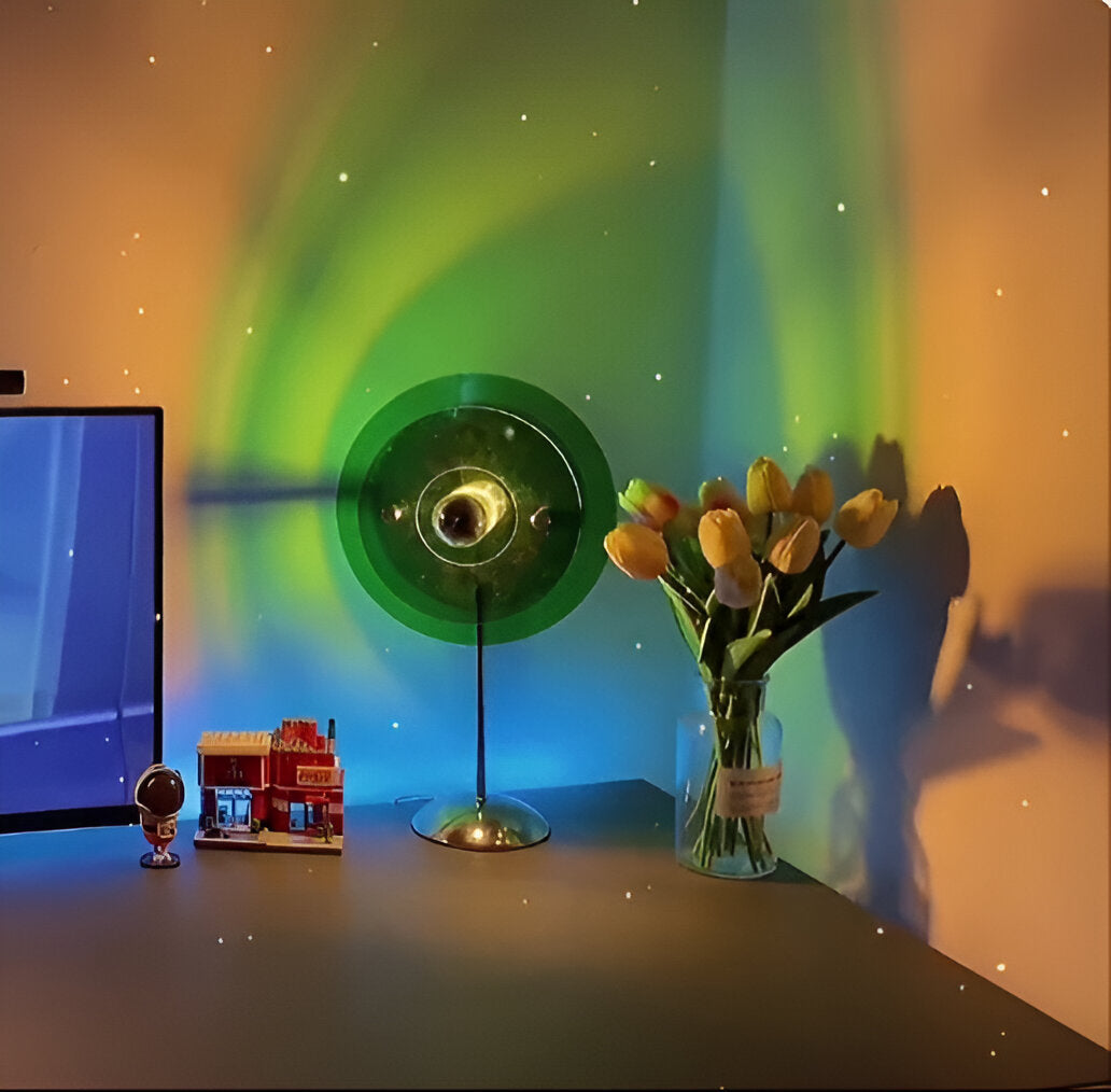 Vintage LED-bordslampa som dekorativ inredningsdetalj