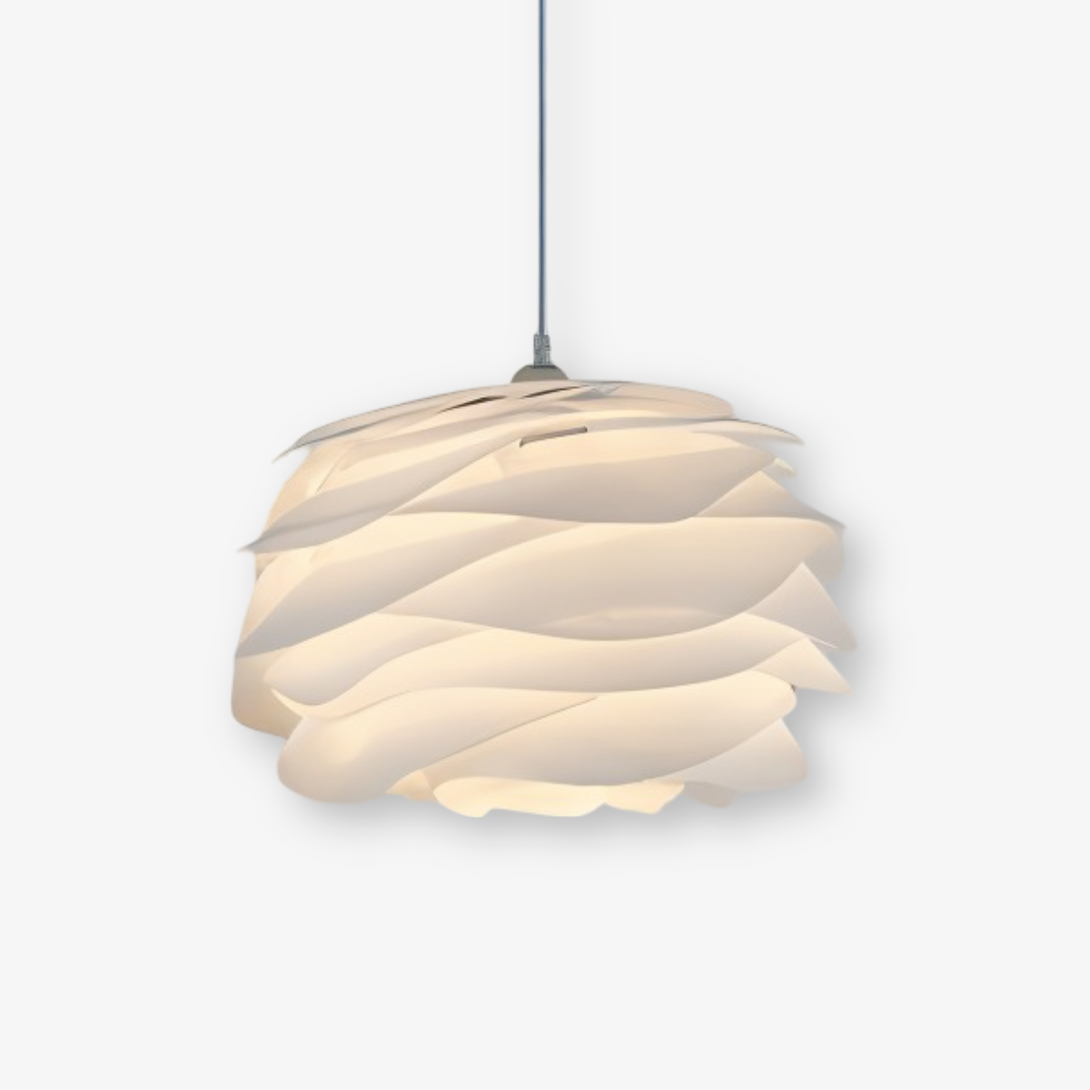 Rosy Pendellampa - Dekorativ PVC Floral LED Hänglampa för Sovrum