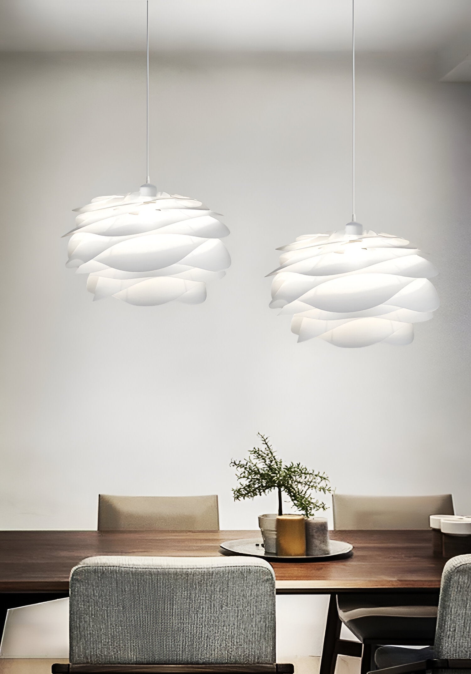 Rosy Pendellampa - Dekorativ PVC Floral LED Hänglampa för Sovrum