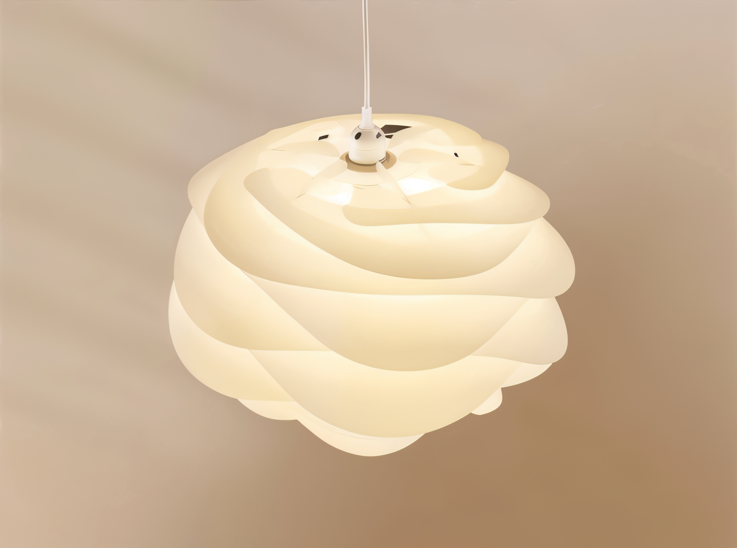 Rosy Pendellampa - Dekorativ PVC Floral LED Hänglampa för Sovrum