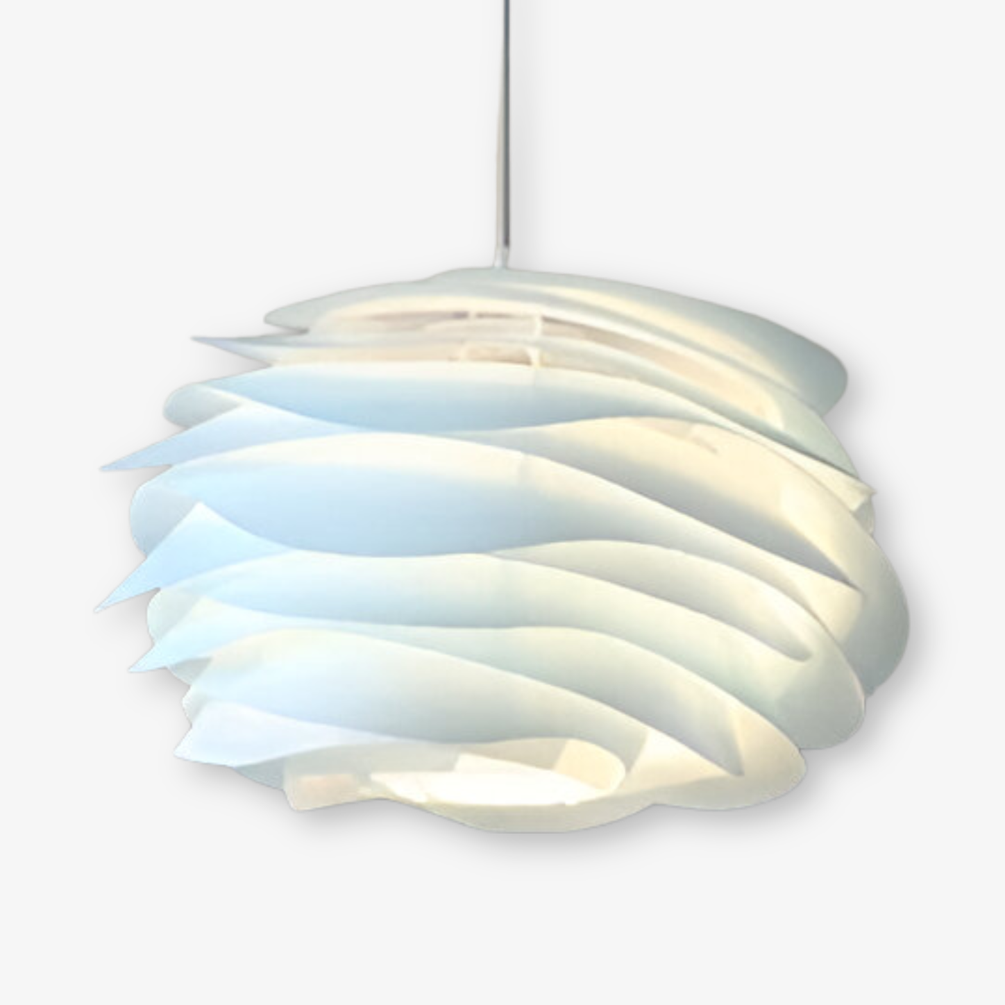 Rosy Pendellampa - Dekorativ PVC Floral LED Hänglampa för Sovrum