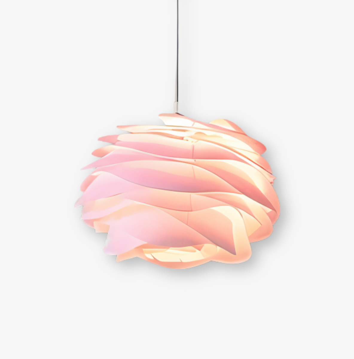 Rosy Pendellampa - Dekorativ PVC Floral LED Hänglampa för Sovrum