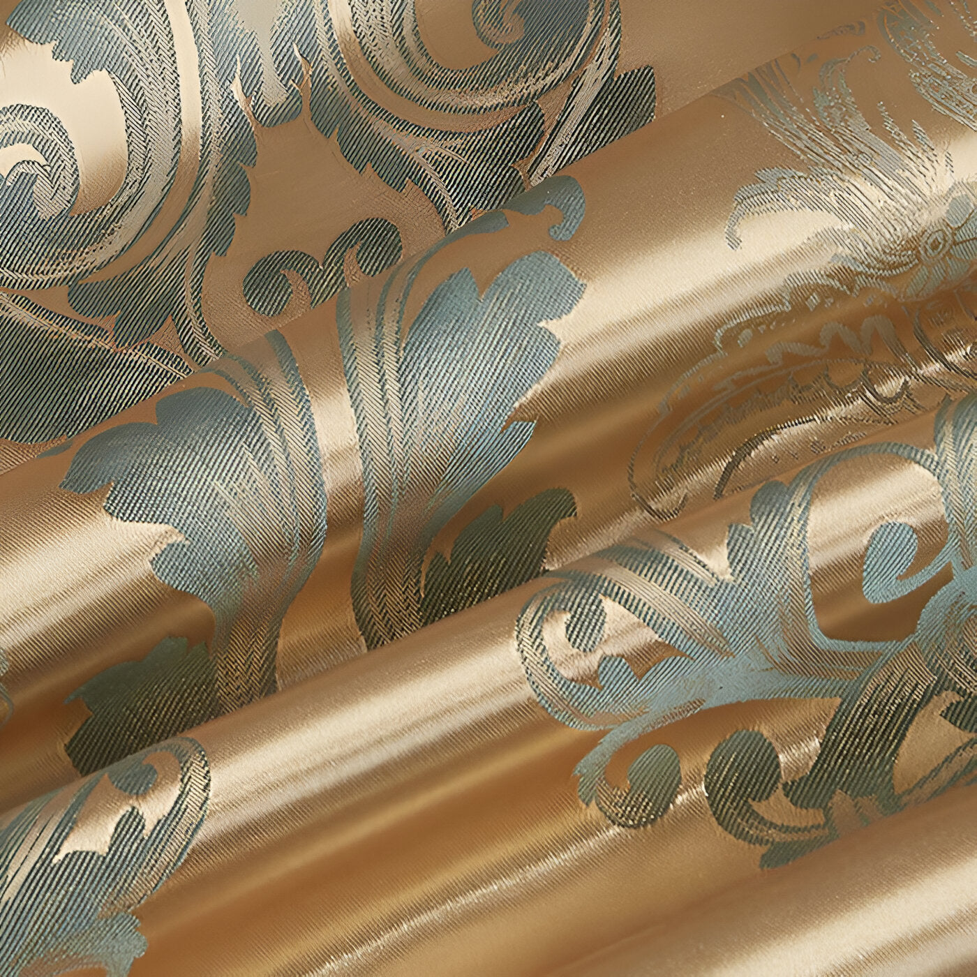 Satin Splendor Duntäcke - Påslakan Satin - Premium Jacquard Sängkläder - Europeiskt Sängklädeset