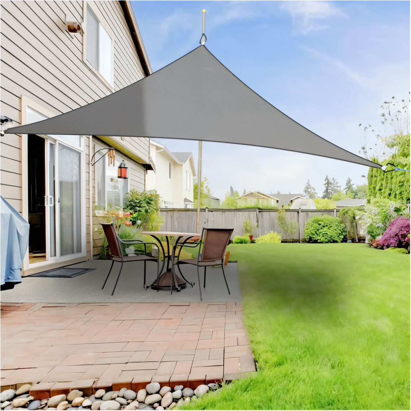 ShadeMaster Solsegel - UV-Blocker Solsegel Skugga - Fyrkantig, Triangulär Solsegel