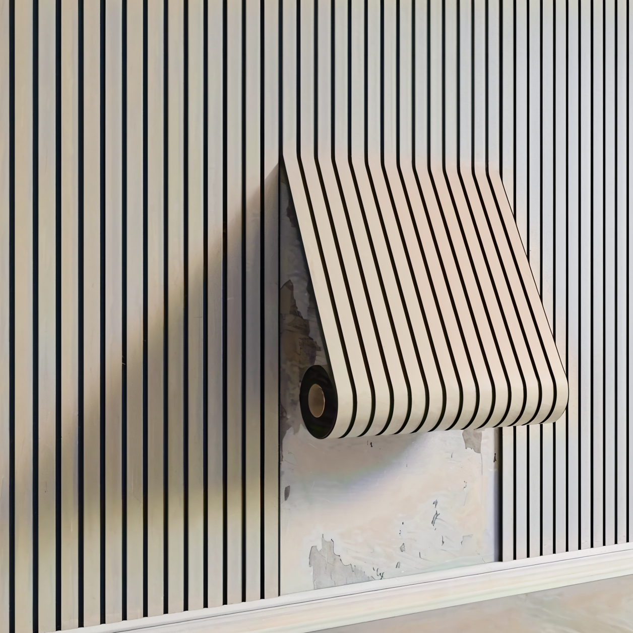 3D Akupanel - Dekorativa självhäftande väggpaneler i 3D PVC