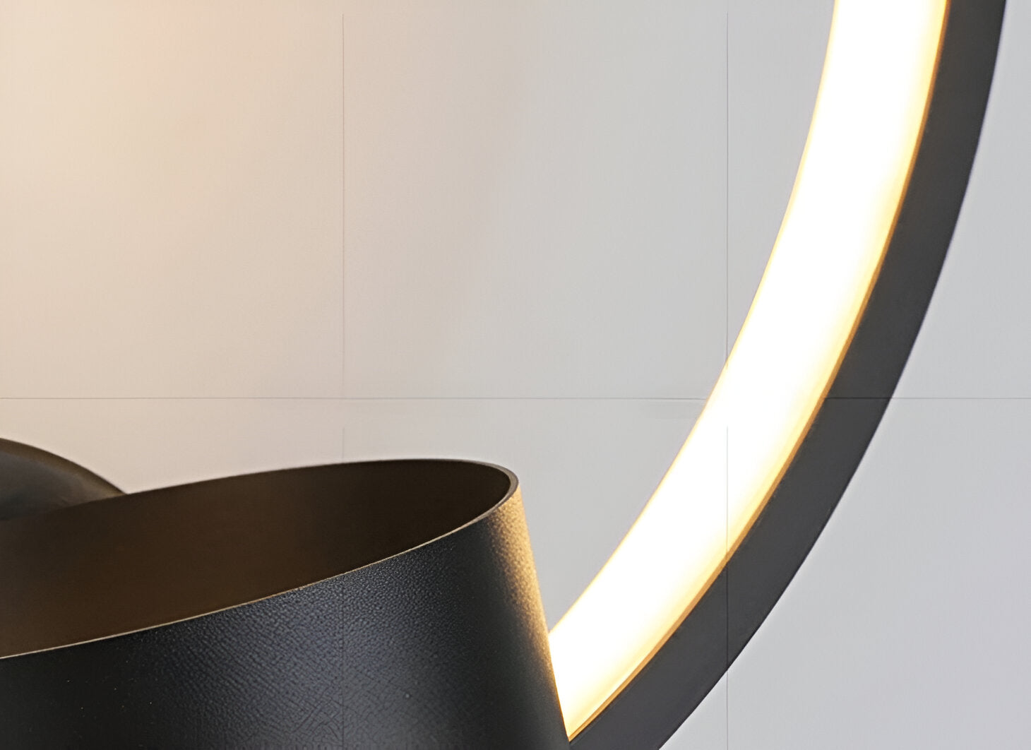 VerdantLume Vägglampa - Minimalistisk Vägglampa med Inbyggd Växthållare - Moderna Vägglampor LED